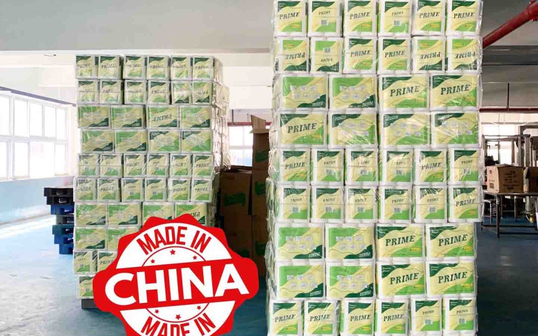 Is toilet paper manufactured in china?
